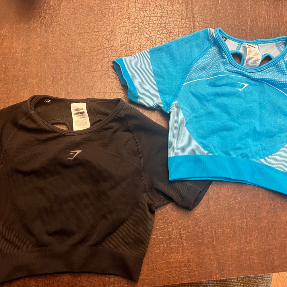 Gymshark crop top set of 2